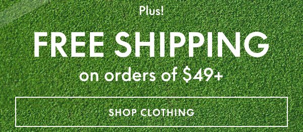 Free Shipping on orders over \\$49