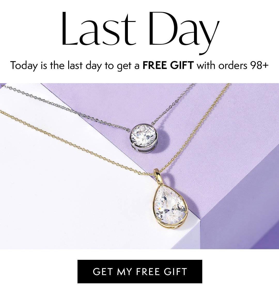 Get yours FREE (a \\$78 value!!) in gold or silver with orders \\$98+