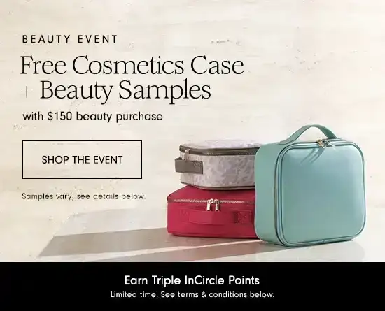 Free beauty gifts with \\$150 beauty purchase