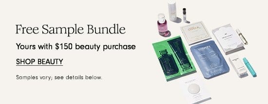 Free Sample Bundle with \\$150 beauty purchase - Shop Beauty