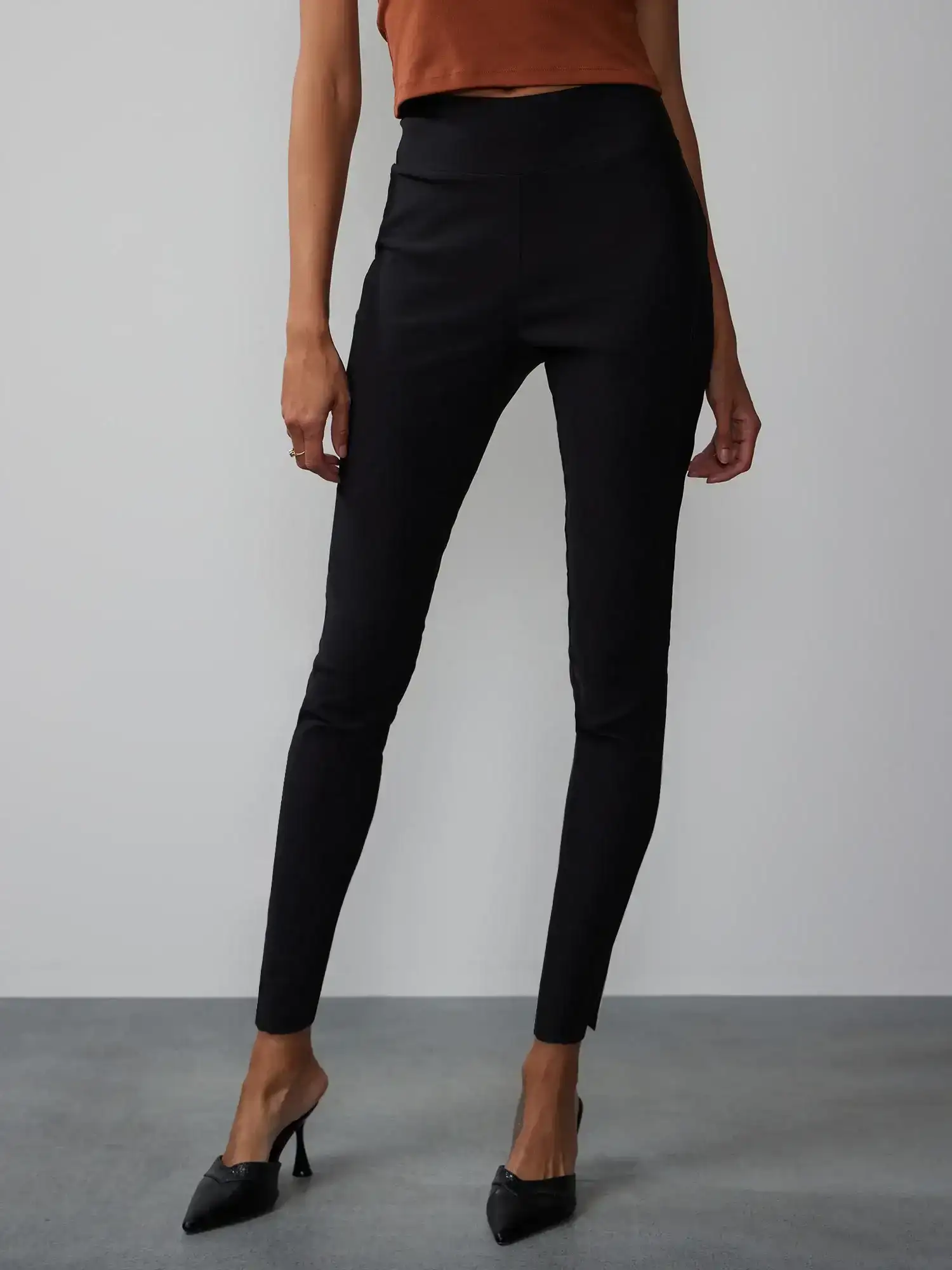 Image of Whitney High Rise Ankle Length Pants