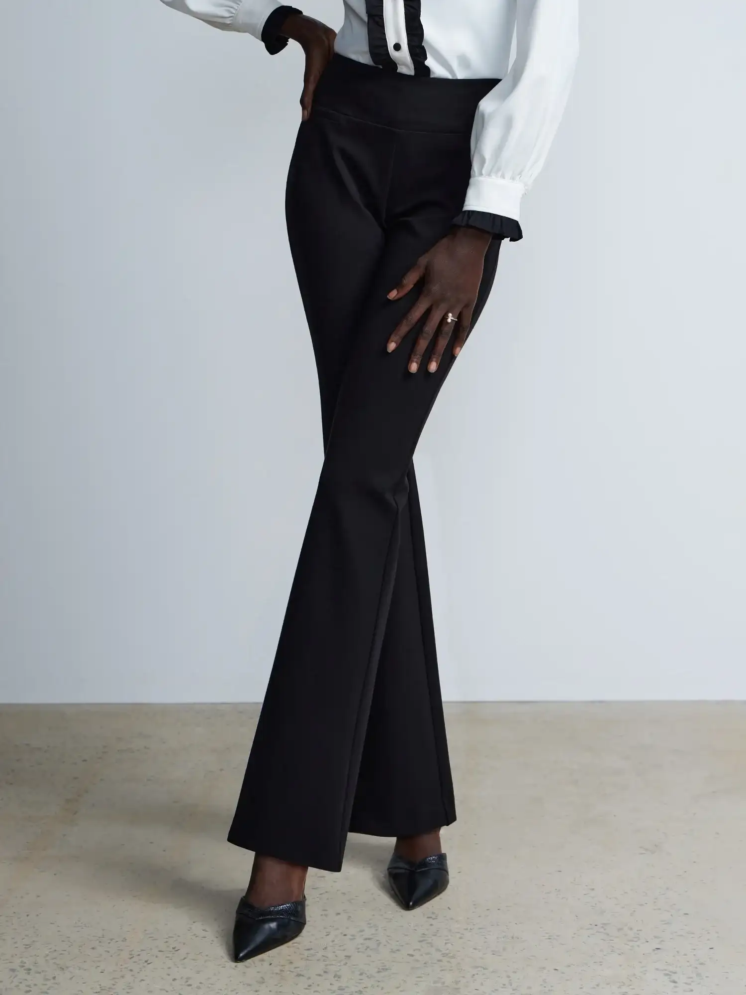 Image of Tall Ponte Bootcut High Rise Pant