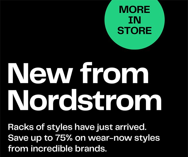 New From Nordstrom
