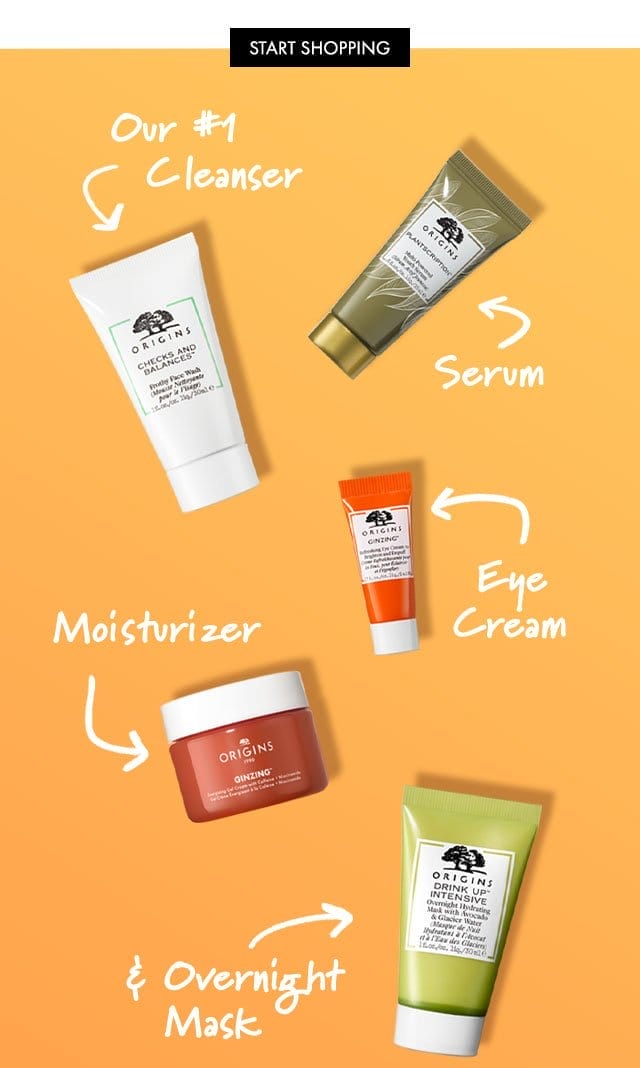 START SHOPPING | Our #1 Cleanser | Serum | Moisturizer | Eye Cream | & Overnight Mask