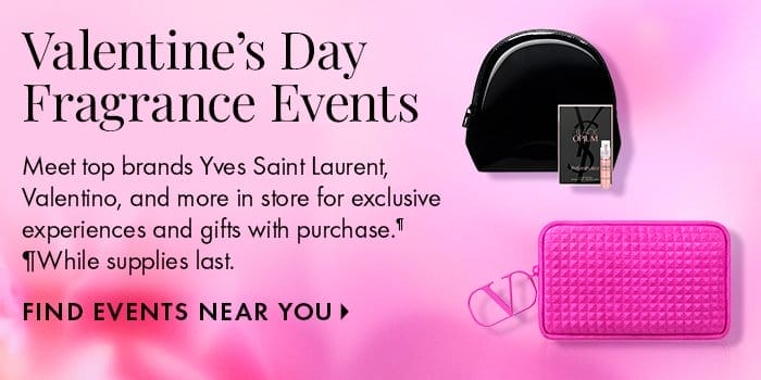 Valentines Day Fragrance Events