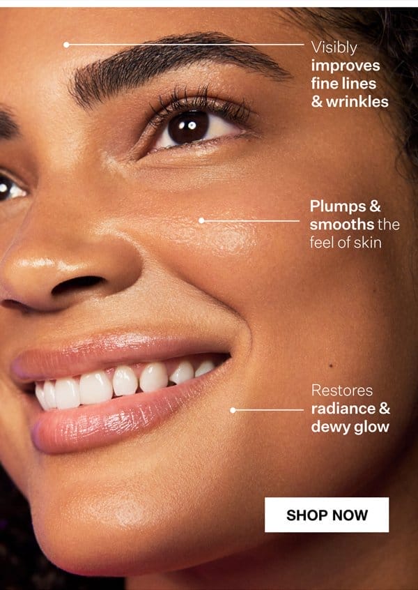 Visibly improves fine lines & wrinkles