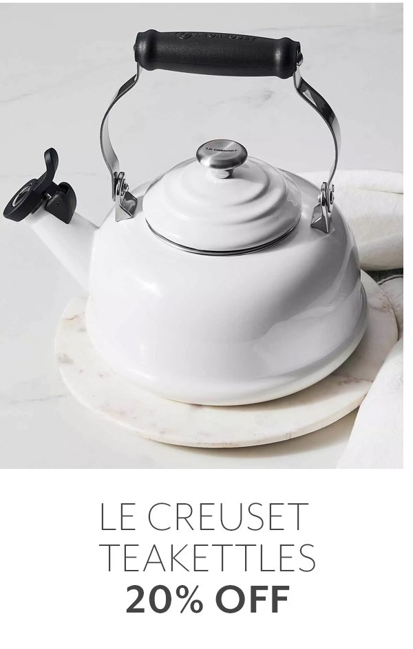 LE CREUSET TEA KETTLES