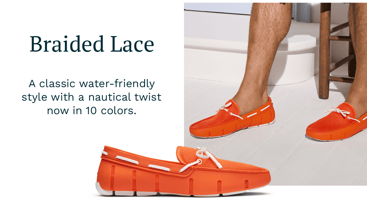 BRAIDED LACE LOAFERS