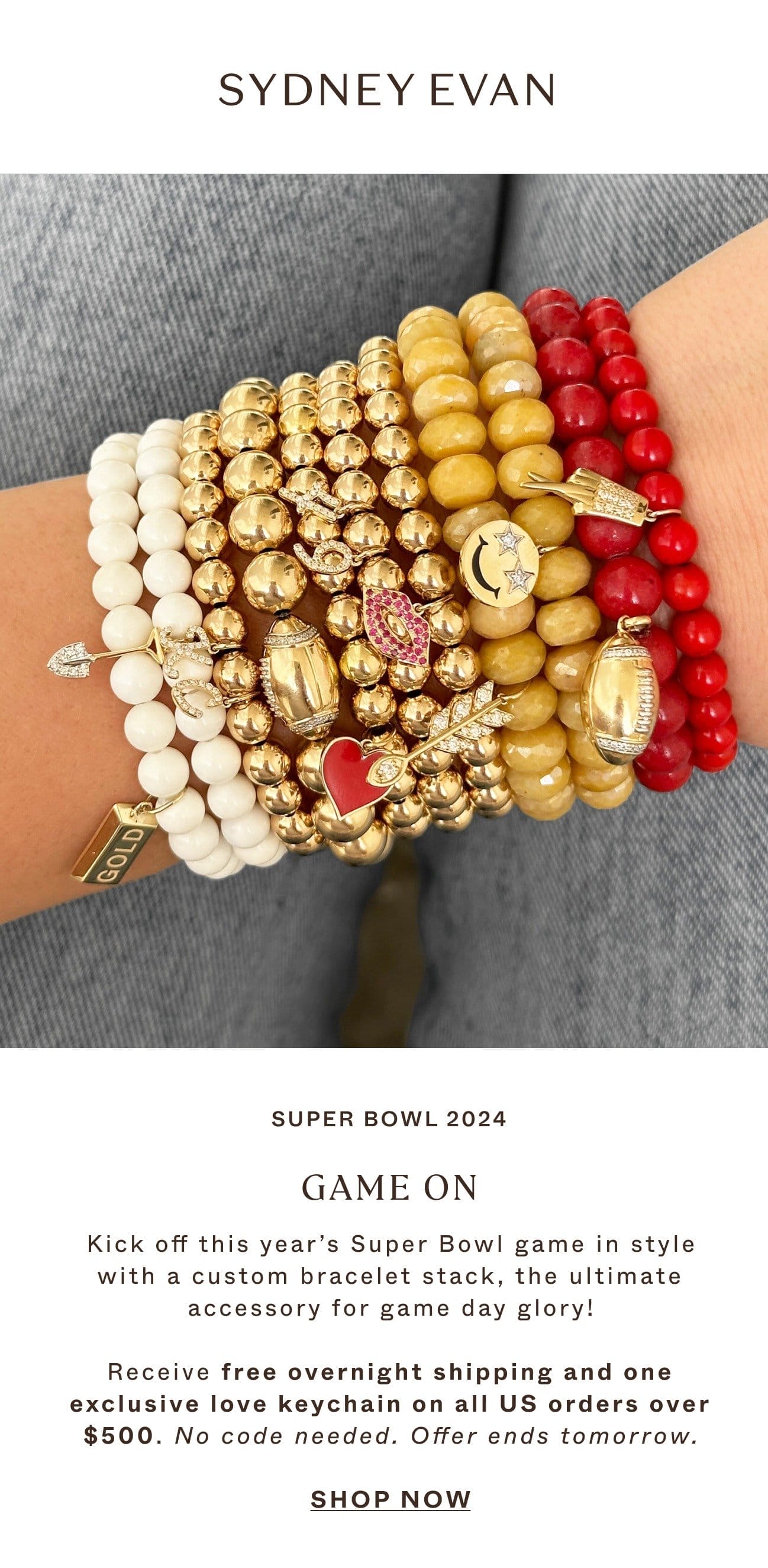 Sydney Evan Super Bowl 2024 Collection