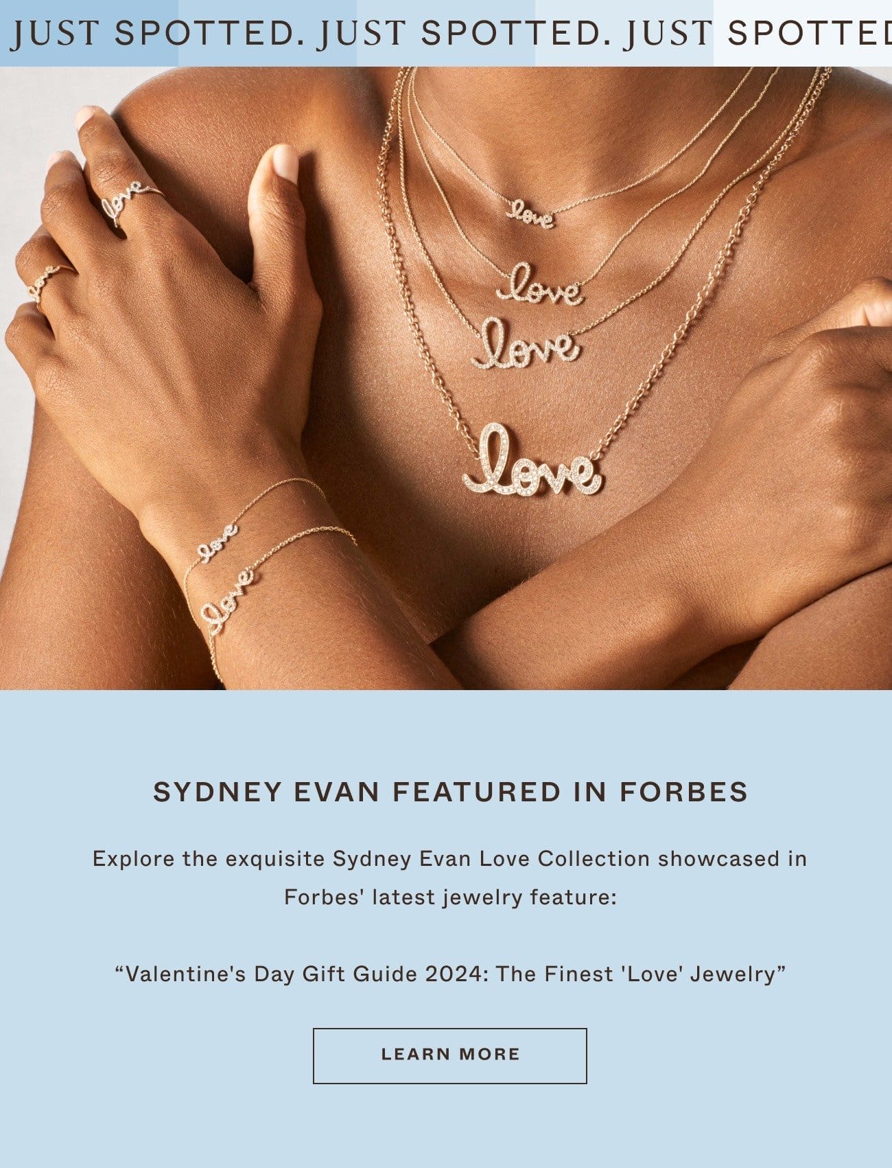 Sydney Evan Love Collection Featured in Forbes