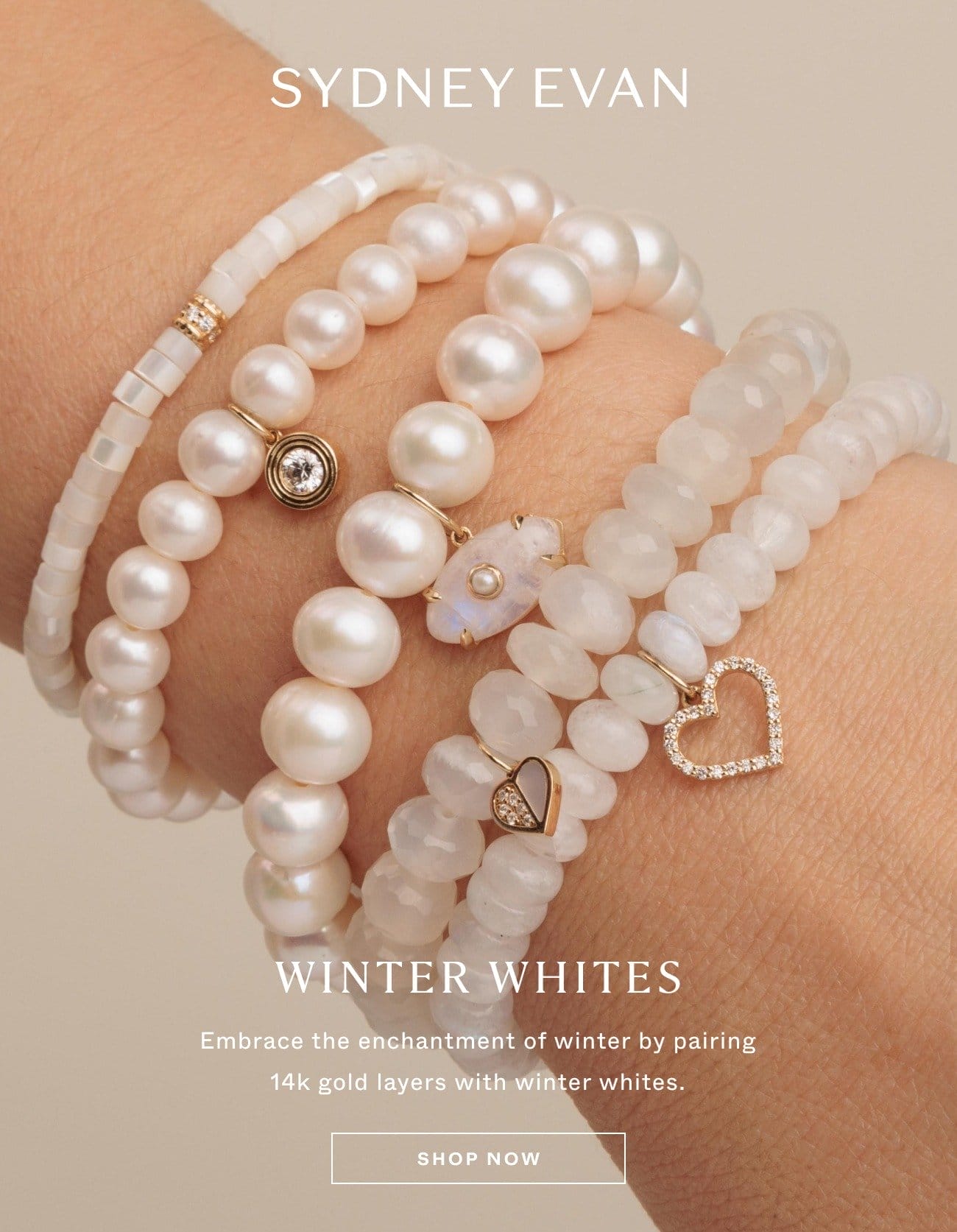 Sydney Evan Winter Whites Collection