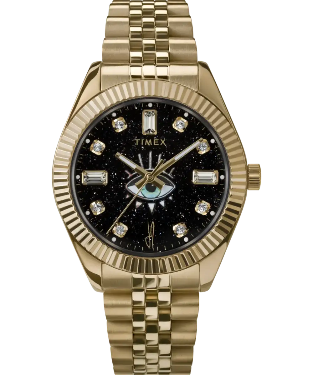 Image of Timex x Jacquie Aiche 36mm Stainless Steel Bracelet Watch