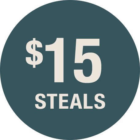 \\$15 Steals