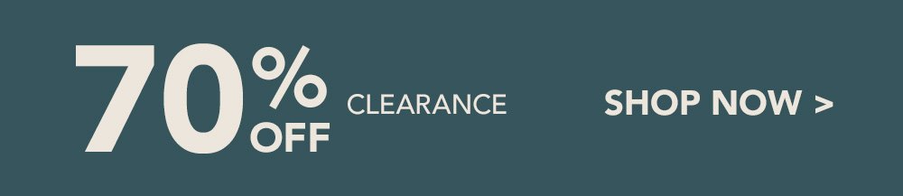 Shop 70% Off Clearance