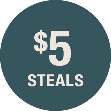 \\$5 Steals