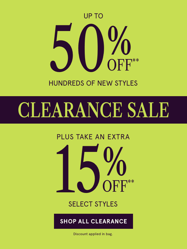 Shop All Clearance >