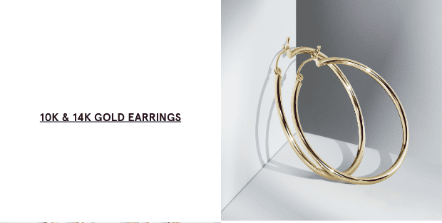 10K & 14K Gold Earrings >