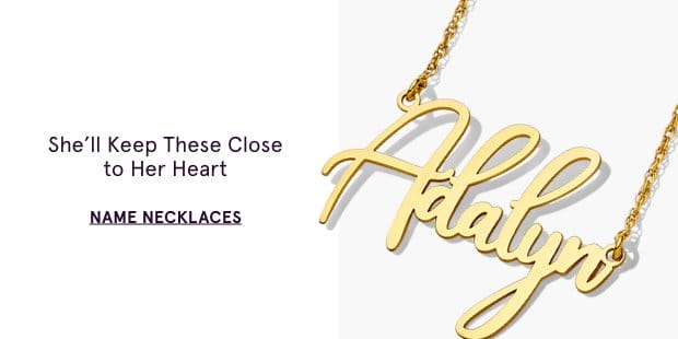 Name Necklaces >