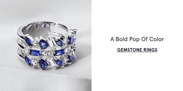 Gemstone Rings >