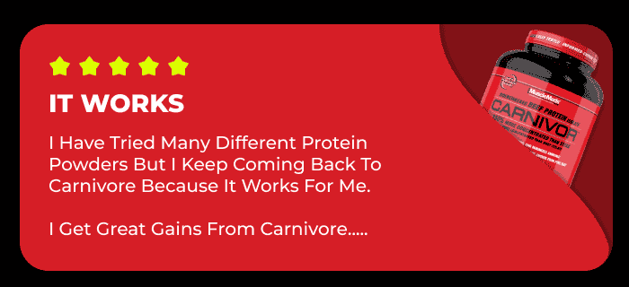 MuscleMeds Carnivor Beef Protein - Feedback #3