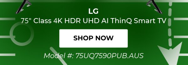 LG 75" Class 4K HDR UHD AI ThinQ Smart TV