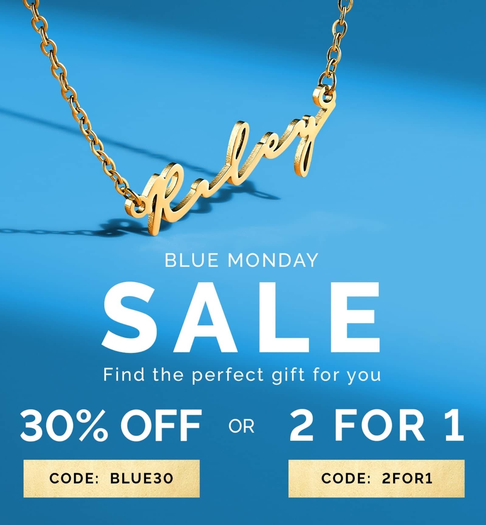 Blue Monday sale
