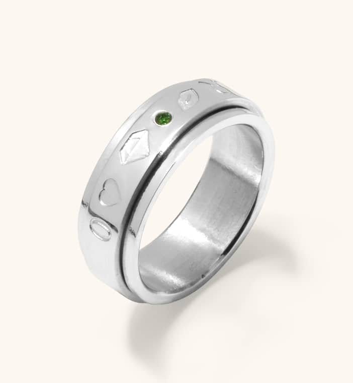 Custom Stamped Fidget Ring