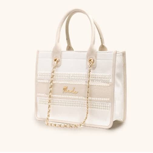 Mini Pearl Canvas Resort Bag