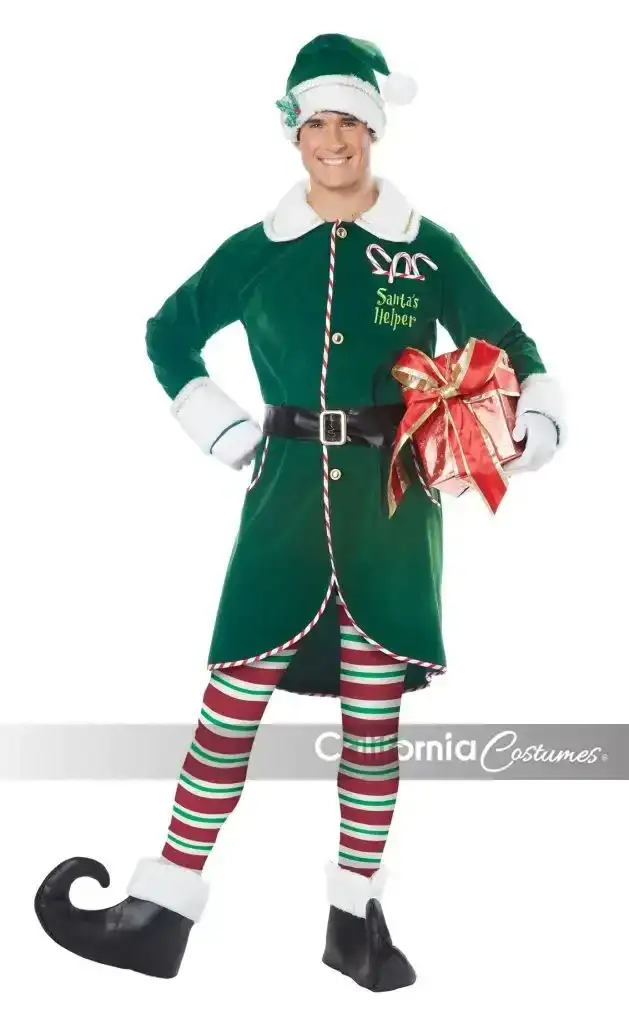 Santa's Little Helper Workshop Elf Adult Costume