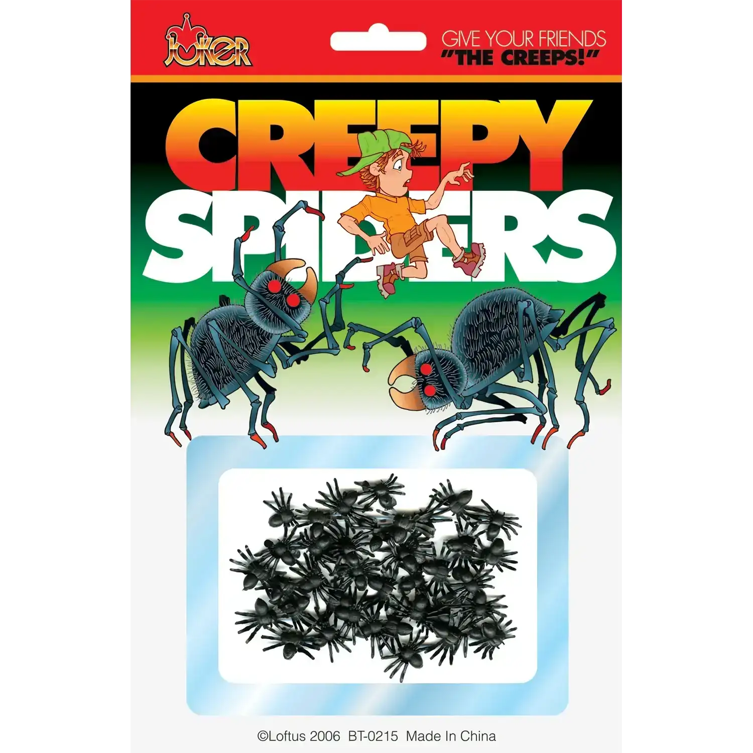 Creepy Pack of Fake Spiders