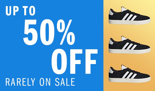 Up to 50% off rarely on sale