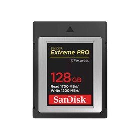 SanDisk Extreme PRO 128GB CFexpress Type-B Memory Card, 1700MB/s Read, 1200MB/s Write