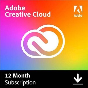 Adobe Creative Cloud 1-Year Subscription, Download