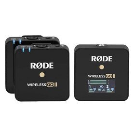 Rode Wireless GO II Compact Microphone System with 2x Transmitters and 1x Receiver