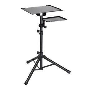 Flashpoint Projector Laptop Tripod Stand, Adjustable Foldable Height, DJ Gear Holder, Perfect for Office, Home, Stage, Studio Equipment