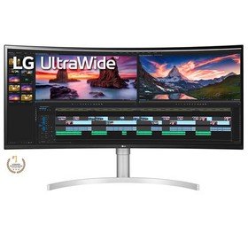LG 38WN95C-W 38" UltraWide 21:9 QHD+ 144Hz IPS Curved Monitor, Built-in Speakers,