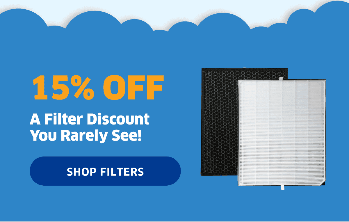 15% OFF A Filter Discount You Rarely See! | Shop Filters