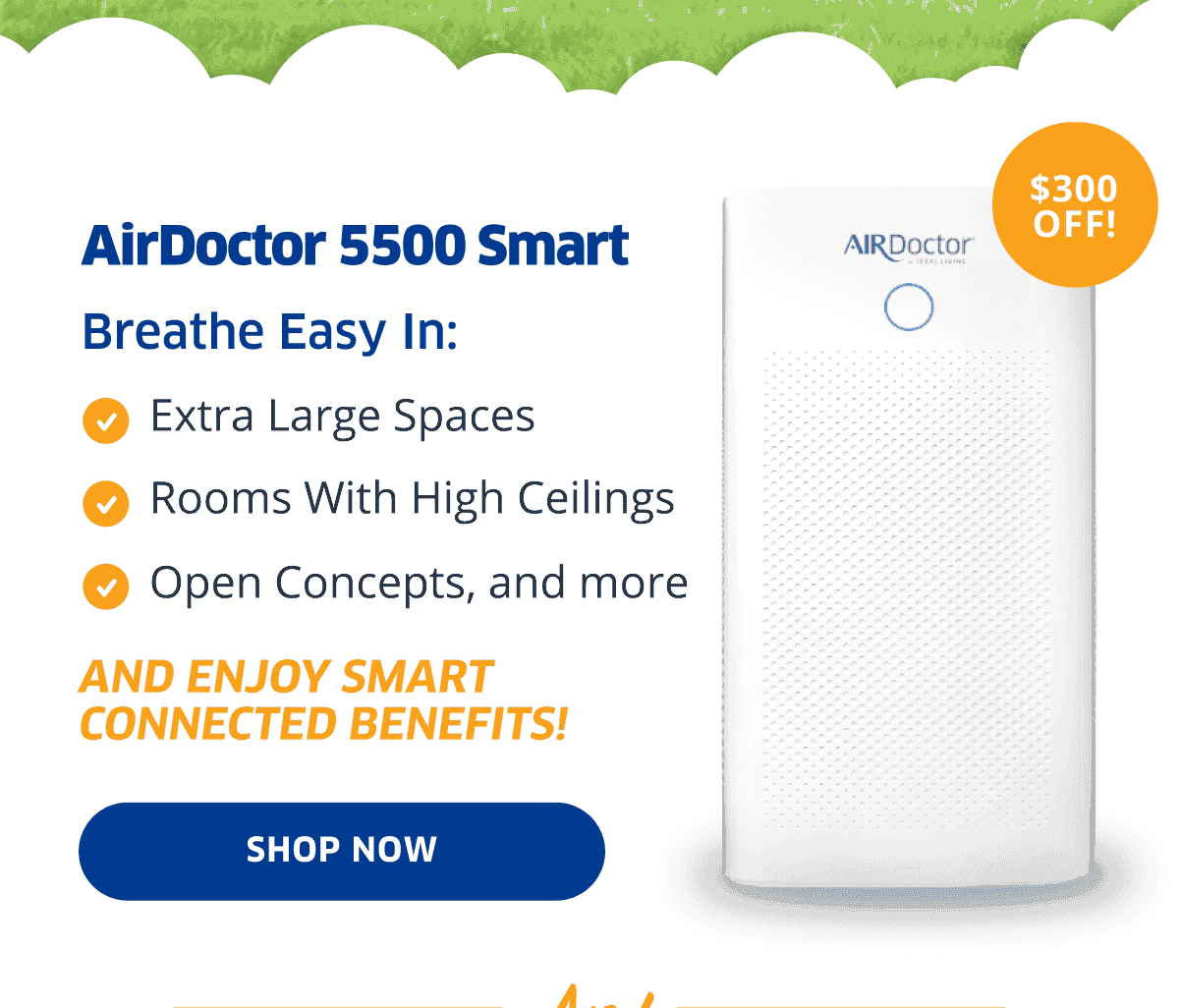 \\$300 Off! | AirDoctor 5500 Smart | Shop Now