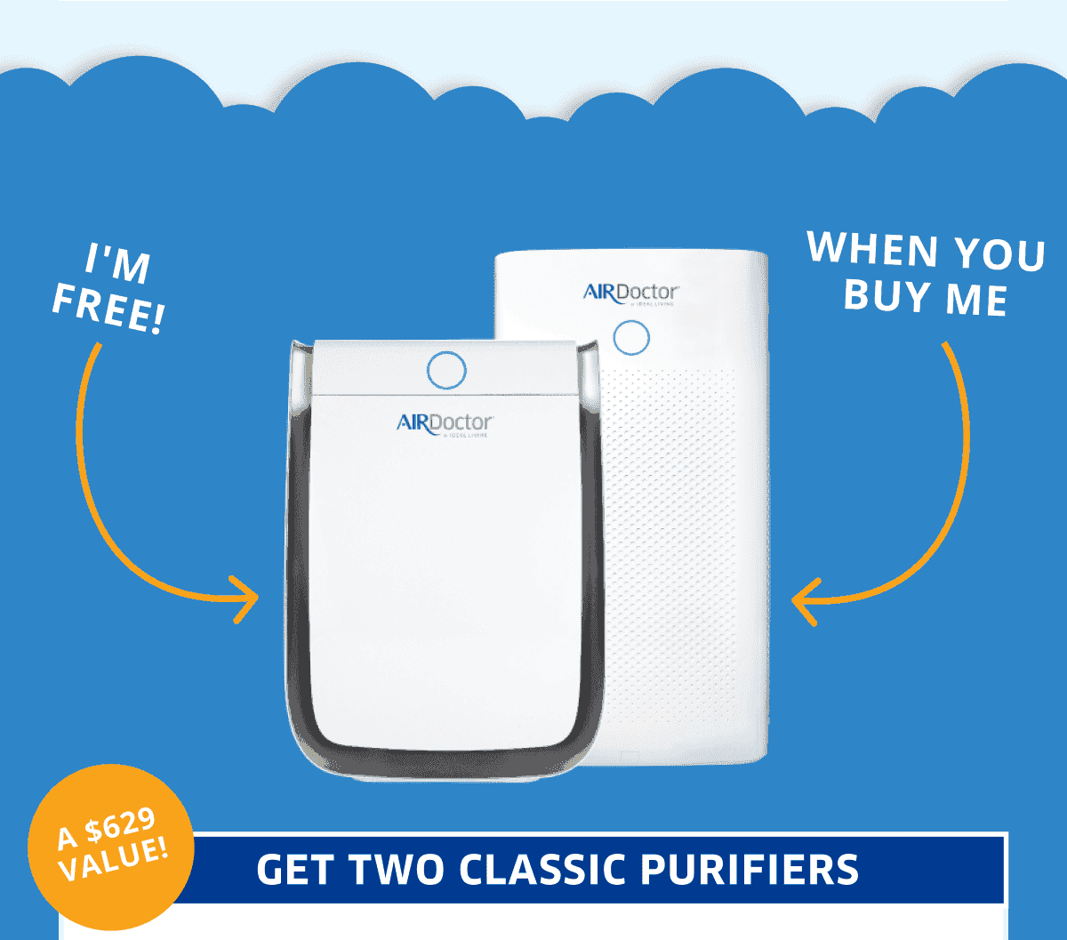 A \\$629 Value! | Get Two Classic Purifiers