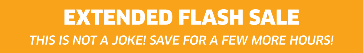 Extended Flash Sale