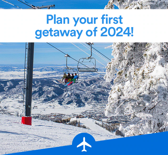 Plan your first getaway of 2024!