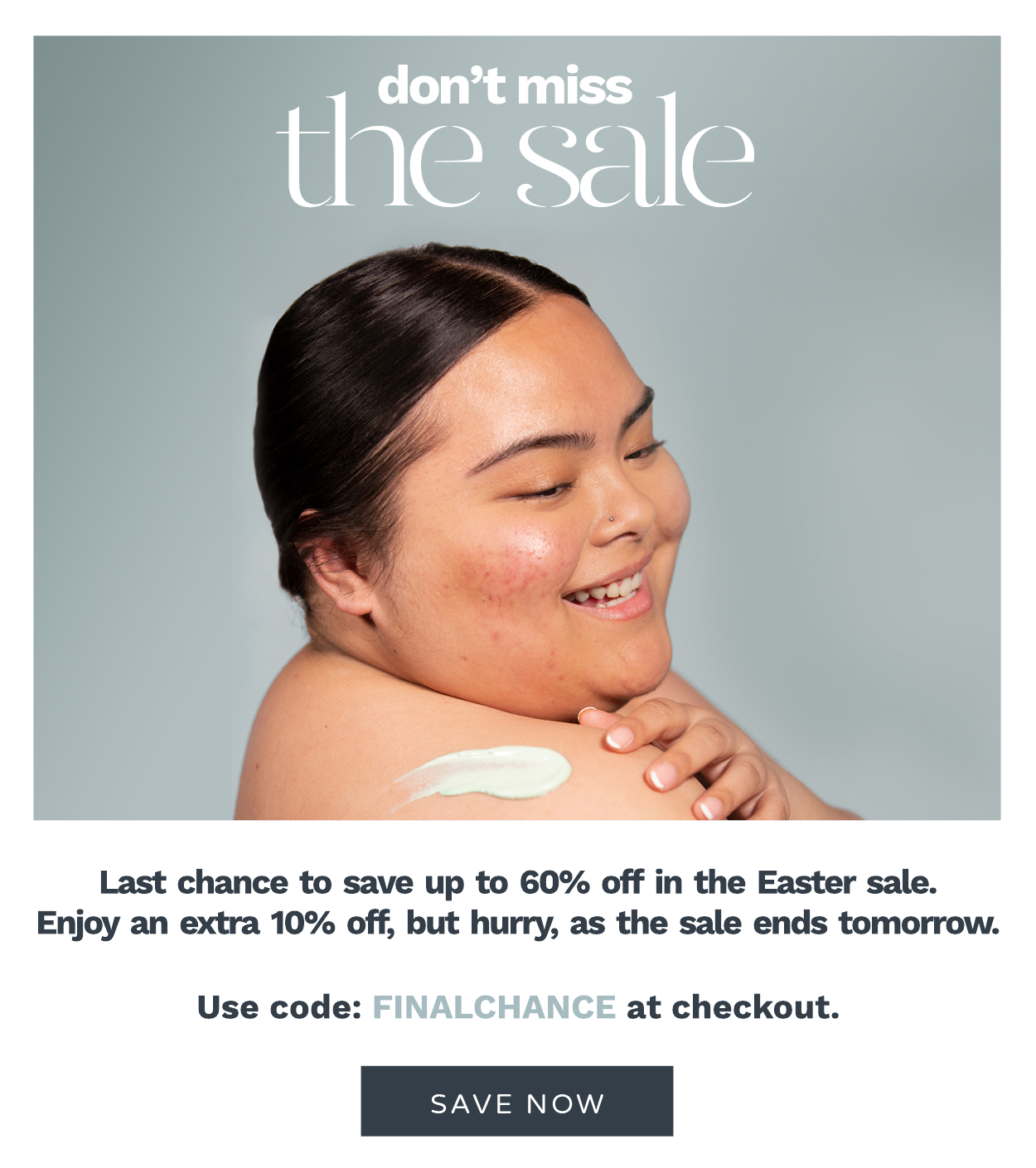 Get an extra 10% off the easter sale. Offer ends soon!