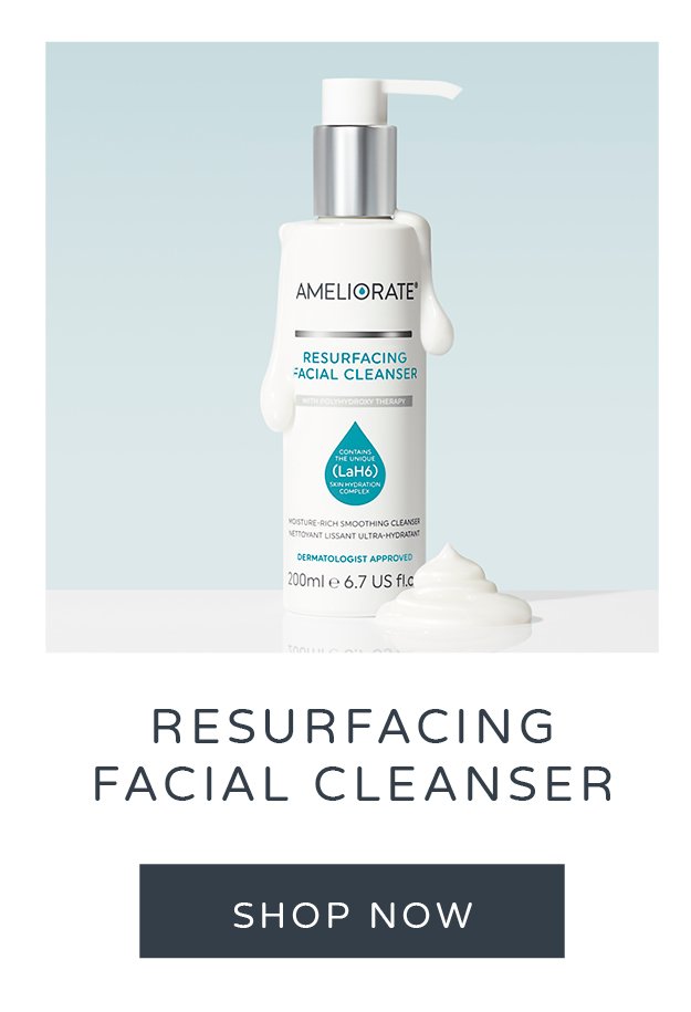 Resurfacing facial cleanser