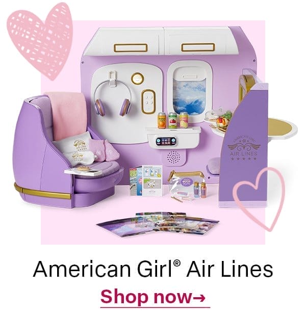 CB2: American Girl® Air Lines