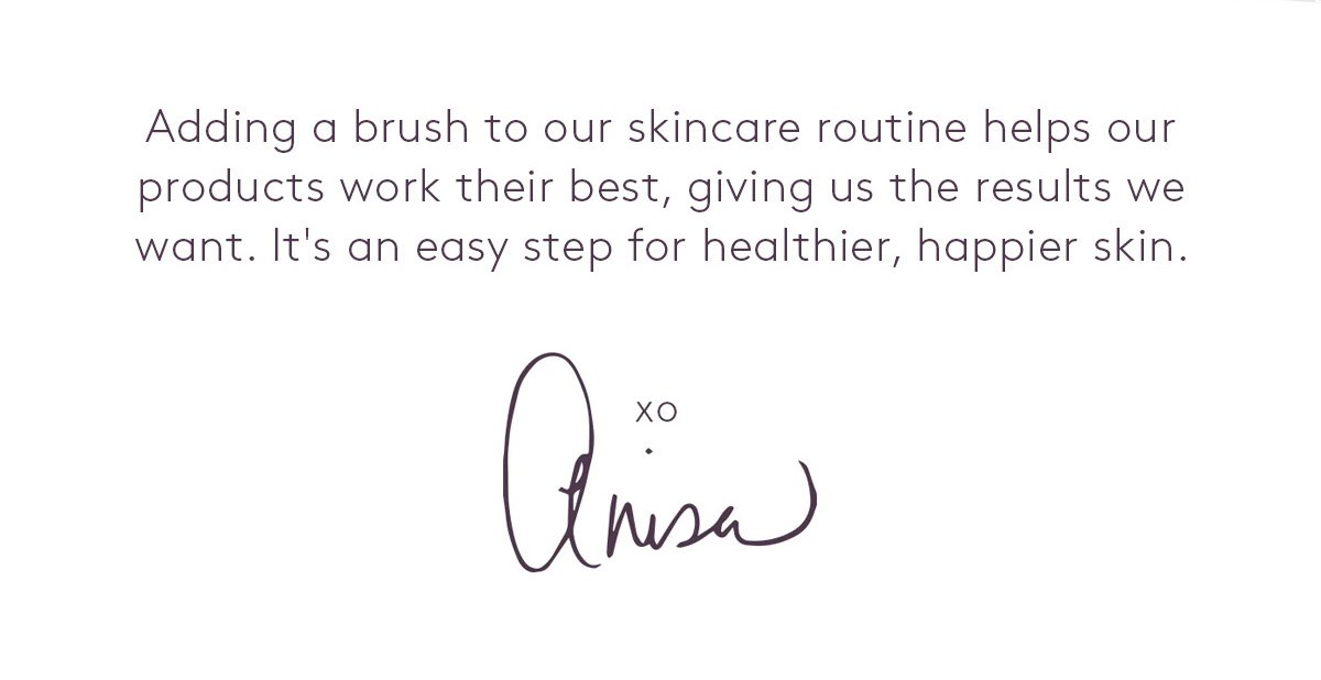 Adding a brush to our skincare routine helps products work their best, giving us the results we want. It's an easy step for healthier, happier skin.