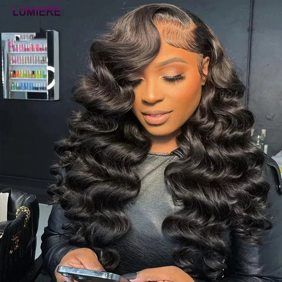 Bogo Sale | Natural Black Loose Wave+ Highlight #30 Colored Body Wave-18inches-4x4 Lace