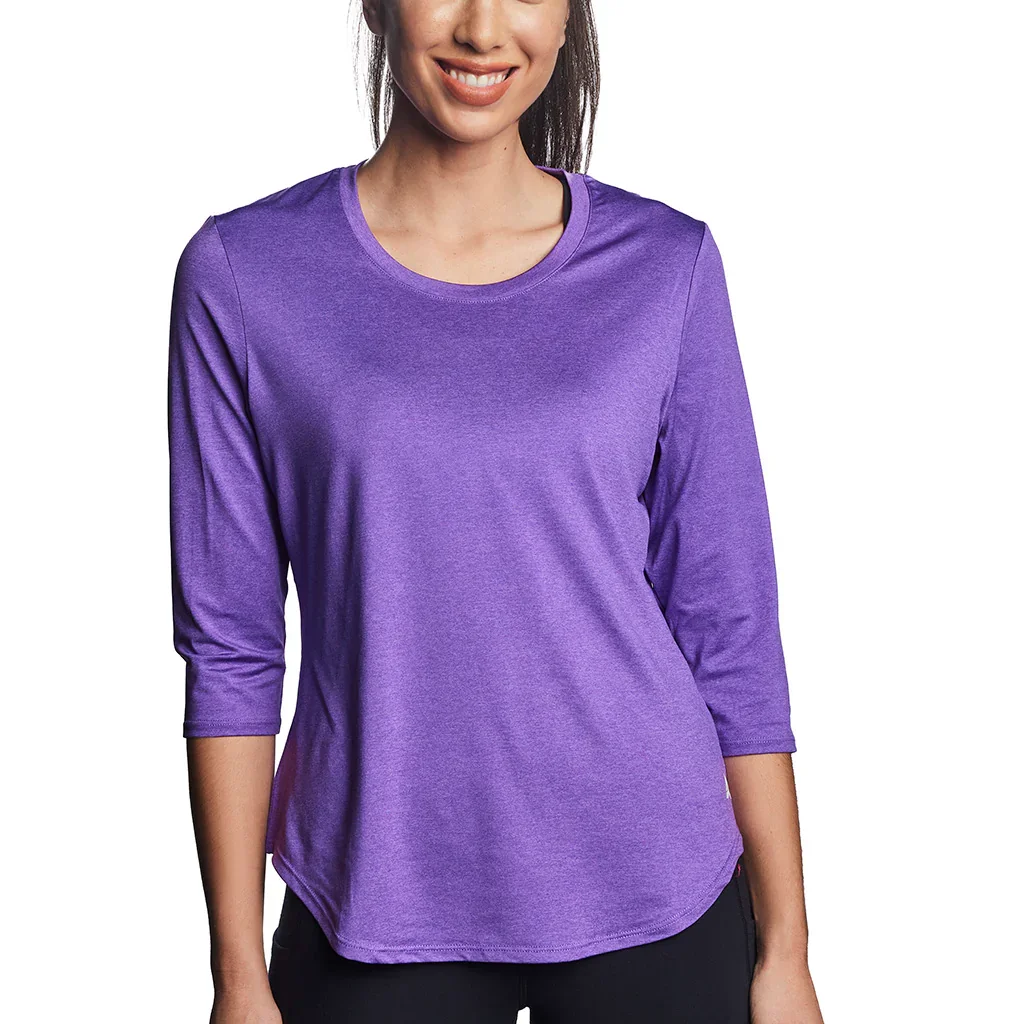 Image of Women's Cooling 3/4 Sleeve T-Shirt