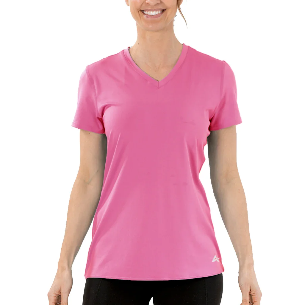 Image of Women's Cooling V-Neck Short Sleeve T-Shirt
