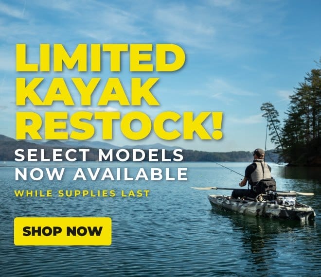 LIMITED KAYAK RESTOCK! SHOP NOW