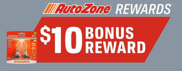 AutoZone REWARDS(TM) \\$10 BONUS REWARD